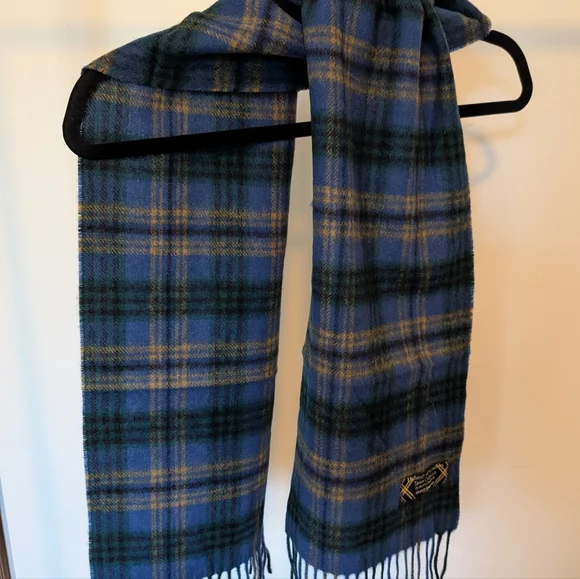 2 Kinloch Anderson St Andrews University Tartan Lambswool Scarves NEW ! - Picture 4 of 5